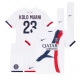 Paris Saint-Germain Randal Kolo Muani #23 Replike Gostujuci Dres za djecu 2024-25 Kratak Rukav (+ Kratke hlače)